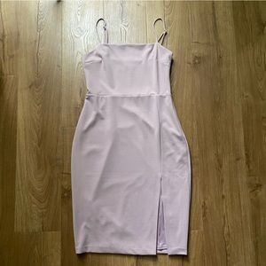 Express bodycon slit dress